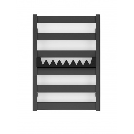 Рушникосушка водяна Terma Vivo 670x500 Black mat (9005 mat)