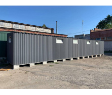 Роздягальня з двох модулів 15*2,5м