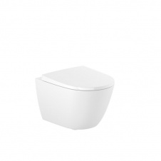 Унитаз подвесной ROCA с крышкой soft-close Ona Rimless A34H689000
