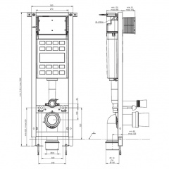 Инсталляция для для унитаза ROCA Eko Frame A89P10T010 Львів