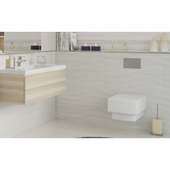 Плитка настенная CERAMIKA COLOR Living Cream Wave 250x750 мм Київ