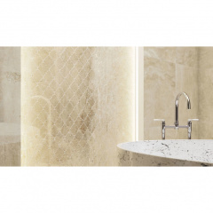Плитка керамогранитная Nowa Gala Golden Beige светло-бежевый POL 597x597x8,5 мм Каменское