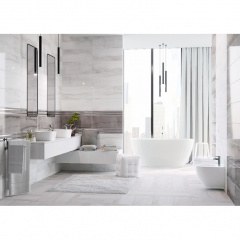 Плитка настенная CERAMIKA COLOR Terra Grey RECT 25x75 см Днепр