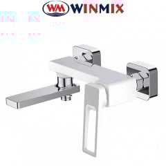 Змішувач для ванни короткий ніс Winmix Premium Grog White (білий) (Chr-009), Польща Черкассы