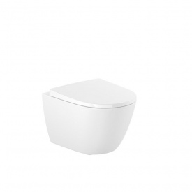 Унитаз подвесной ROCA с крышкой soft-close Ona Rimless A34H689000