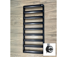 Полотенцесушитель электрический Terma Wix Air 1100x500 Black mat, с теном MOA