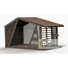Современная беседка 6,0х3,0м Modern Gazebo 09 от производителя Thermowood Production Черкассы