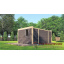 Современная беседка 6,0х3,5м Modern Gazebo 22 с панорамным раздвижным остеклением Thermowood Production Київ