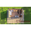 Современная беседка 6,0х3,5м Modern Gazebo 22 с панорамным раздвижным остеклением Thermowood Production Київ