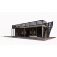 Беседка с террасой на крыше Modern Gazebo 015 с панорамным остеклением 10,3х3,5м Thermowood Production Одесса