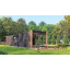 Беседка современная Modern Gazebo 014 с раздвижными панорамными окнами 12,0х3,5м Thermowood Production Київ
