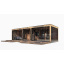 Современная беседка 9,15х3,5м с панорамным остеклением Modern Gazebo 019 Thermowood Production Киев