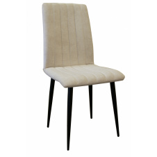 Стілець Max's furniture Брайтон 02 Чорний/Бежевий
