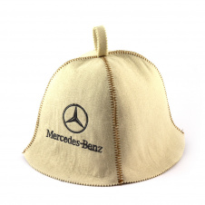 Банна шапка Luxyart Mercedes Білий (LA-313)