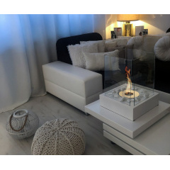 Біокамін BiokominkiGMT Sunset Garden 400х520х400 WHITE Дніпрорудне