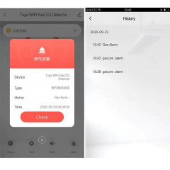 Wifi датчик утечки природного газа + угарного газа 2 в 1 Konlen CM-20 (100684) Житомир