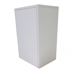 Шкафчик пластиковый для ванной комнаты с внутренним фасадом Mikola-M 40 см Белый Суми