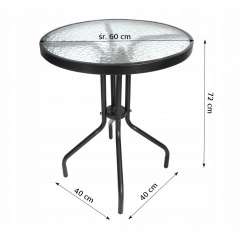 Cадові меблі Jumi Bistro Black-3 Хмельницький