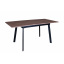Стол Max's furniture Техас 75х120/160х75 см Вишня + Черный Изюм