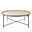 Столик металлический журнальный Flora Lucas 80х32 см Beige (SK000821) Косов