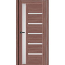 Дверное полотно MS Doors ORLEAN 60см дуб класичний стекло сатин