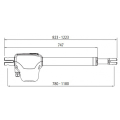 Комплект автоматики для распашных ворот Roger KIT MONOS4/220 Киев
