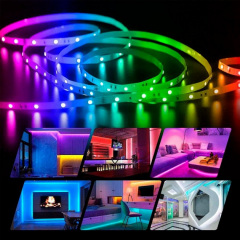 Світлодіодна стрічка LED Bluetooth 5 м Прозорий (hub_jo4av7) Оріхів