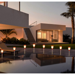 Уличный светильник садовый на солнечной батарее Artdeco Spotlight Garden Flames 52 см Ніжин