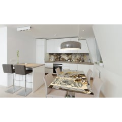 Наклейка виниловая на стол Zatarga «Lion Coffee 02» 650х1200 мм Z180302/1st Киев