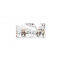 Наклейка на стол Zatarga "Cafe Paris " 650х1200мм (Z180139/1st) Вышгород