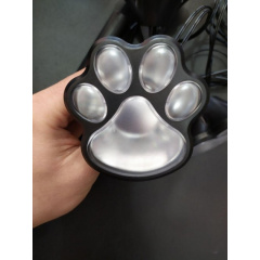 Вуличний автономний світильник на сонячній батареї LED Solar Paw Print Lights DL49 із захистом від вологи As-seen-on-tv Чорний Чернівці