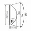 Светильник декоративный настенно-потолочный ERKA - 1205D.i-GB 26W с датчиком движения (120504) Чернигов