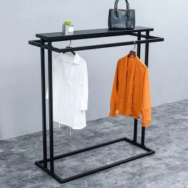 Вешалка стойка рейл GoodsMetall в стиле Лофт 1100х950х400мм ВШ158