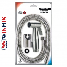 Набор для гигиенического душа WINMIX BIDET SET-005 с лейкой и шлангом из нерж. стали SUS304