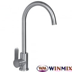 Смеситель для кухни Ухо WINMIX DAX 011 (Chr-011), Польша (нержавеющая сталь) Стрый