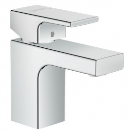 Смеситель для умывальника Hansgrohe Vernis Shape 70 с донным клапаном pop-up, хром (71560000)