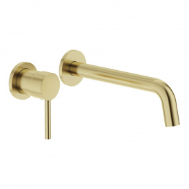 CRUZE смеситель для умывальника скрытого монтажа, cepillado oro