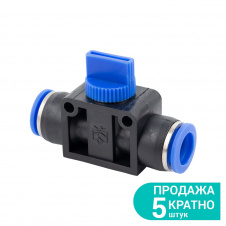 Фото - З'єднання цангове (з краном) Ø10×10мм SIGMA (7026781) З'єднання цангове (з краном) Ø10×10мм SIGMA (7026781)