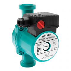 Насос циркуляційний 100Вт Hmax 6м Qmax 50л/хв Ø1½ 180мм Ø1 WETRON (774332) Черкаси