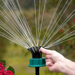 Шланг садовый поливочный Magic hose Xhose 45 метров и насадка с мощным интенсивным распылением+Ороситель 12в1 Fresh Garden Прилуки