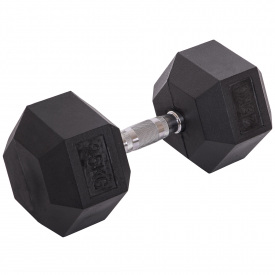 Гантель цельная шестигранная гексагональная Zelart TA-2679-25 25кг 1шт
