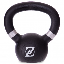 Гиря чугунная окрашенная Zelart TA-2238-4 4кг черная