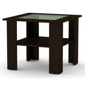 Журнальный столик Компанит Мадрид-МДФ 60х60х50 см венге