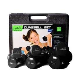 Набор гантелей в кейсе PowerPlay 9 кг 4121