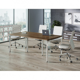 Стіл для переговорів Q-200 Loft-Design стільниця 2000х1000 мм дП горіх-модена