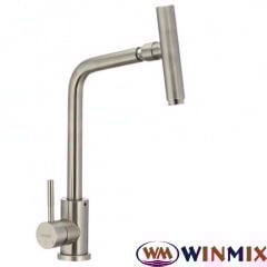 Смеситель для кухни Ухо WINMIX Sus 017 (Chr-017), Польша (нержавеющая сталь) Самбор