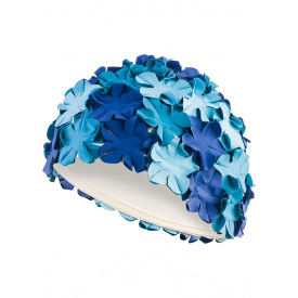 Шапка для плавания Aquaspeed BLOOM 5707 Синяя, Голубая (5908217657077)