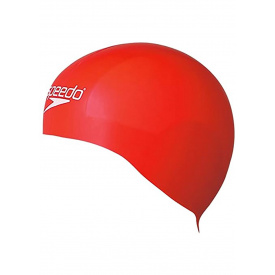 Шапочка для плавания Speedo Can Aqua V Cap Au Wht/Красный (8-08775F744) (5053744561684)