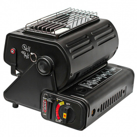 Туристическая газовая плита + обогреватель SEAROCK SRQLN 2 в 1 Черный (10371-53281)