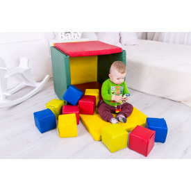 Мат спортивный Tia-Sport 120х60х60 см Домик с Кубиками (sm-0106)
